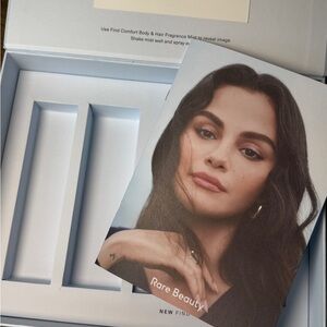 Rare Beauty empty PR box with Promotional Card